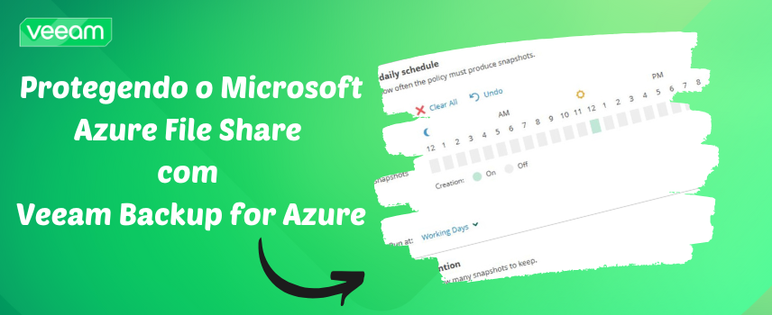 Protegendo o Azure File Share com Veeam Backup for Azure